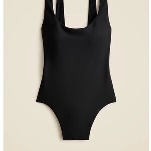 J.Crew 4 Claudia one piece in Classic Sculpt trade Black
